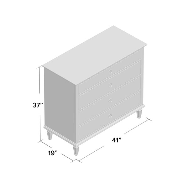 Victoria 4 Drawer Dresser & Reviews Birch Lane